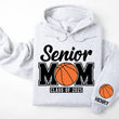 Load image into Gallery viewer, Senior Mom Personalized Basketball Hoodie Sweatshirt