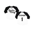 Load image into Gallery viewer, Brother or Sister of the Rookie Basketball Raglan