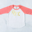 Load image into Gallery viewer, Sun "ONE" Summer-themed Personalized 1st Birthday Raglan