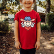 Load image into Gallery viewer, Cowboy Smile, 4th of July Kids T-shirts