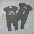 Load image into Gallery viewer, Halfway to One 1/2 Birthday Romper