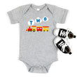 Load image into Gallery viewer, Two Train Personalized 2nd Birthday T-shirt or Bodysuit