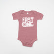Load image into Gallery viewer, "Fast One" 1st Birthday Racing Theme T-shirt or Bodysuit