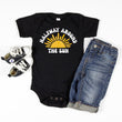 Load image into Gallery viewer, "Halfway Around the Sun" Personalized 1/2 Birthday Outfit T-shirt/Bodysuit