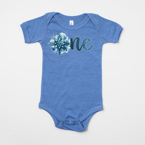 "One Snowflake" Personalized First Birthday Outfit T-shirt/Bodysuit