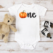 Load image into Gallery viewer, "One Pumpkin" Personalized 1st Birthday Outfit T-shirt/Bodysuit