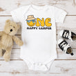 Load image into Gallery viewer, One Happy Camper Personalized 1st Birthday Outfit T-shirt/Bodysuit