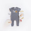Load image into Gallery viewer, "Two Cookie" Slim Fit Short Sleeve 2nd Birthday Romper