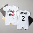 Load image into Gallery viewer, Shorts "Ofishally Two" Slim Fit 2nd Birthday Romper