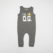 Load image into Gallery viewer, The OG Hip Hop Theme Slim Fit Sleeveless 1st Birthday Romper