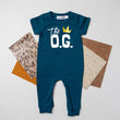 Load image into Gallery viewer, The OG Hip Hop Themed Slim Fit Short Sleeve 1st Birthday Romper