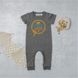 Load image into Gallery viewer, "My First Rodeo" Personalized 1st Birthday Short Sleeve Slim Fit Romper
