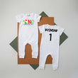 Load image into Gallery viewer, One Beach Ball Slim Fit Short Sleeve First Birthday Romper