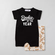 Load image into Gallery viewer, "Rookie of the Year" Slim Fit Shorts Romper