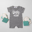 Load image into Gallery viewer, "Rookie of the Year" Slim Fit Shorts Romper