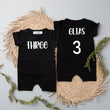 Load image into Gallery viewer, Three Spiderweb 3rd Birthday Slim Fit Shorts Romper