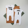 Load image into Gallery viewer, "Rookie of the Year" Basketball Slim Fit 1st Birthday Romper