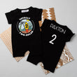 Load image into Gallery viewer, "Totally Two-bular" Personalized 2nd Birthday Shorts Romper