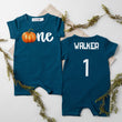 Load image into Gallery viewer, "One Pumpkin" Personalized First Birthday Shorts Romper