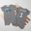 Load image into Gallery viewer, One Snowflake First Birthday Shorts Romper