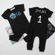 Load image into Gallery viewer, One Snowflake Personalized 1st Birthday Short Sleeve Slim Fit Romper