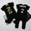 Load image into Gallery viewer, "2 is a Zoo" Slim Fit Short Sleeve 2nd Birthday Romper