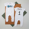 Load image into Gallery viewer, One Snowflake Personalized 1st Birthday Short Sleeve Slim Fit Romper