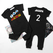 Load image into Gallery viewer, Two Train Personalized Slim Fit 2nd Birthday Romper