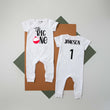 Load image into Gallery viewer, "The Big One" Bobber Slim Fit 1st Birthday Romper