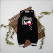 Load image into Gallery viewer, "Ofishally Two" 2nd Birthday Personalized Romper with Striped Cuff