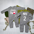 Load image into Gallery viewer, "Ofishally Two" 2nd Birthday Long Sleeve Romper