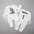 Load image into Gallery viewer, "The Big One" Bobber Long Sleeved Personalized Romper