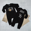 Load image into Gallery viewer, Halfway to One Long Sleeved Personalized Cookie Romper