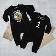 Load image into Gallery viewer, "The Big One" Surf-themed Long Sleeved Personalized 1st Birthday Romper