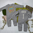 Load image into Gallery viewer, "My First Rodeo" Western Themed Long Sleeve Romper