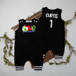 Load image into Gallery viewer, One Beach Ball 1st Birthday Romper with Striped Cuff