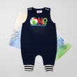 Load image into Gallery viewer, One Beach Ball 1st Birthday Romper with Striped Cuff