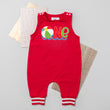 Load image into Gallery viewer, One Beach Ball 1st Birthday Romper with Striped Cuff
