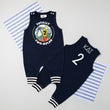 Load image into Gallery viewer, "Totally Two-bular" 2nd Birthday Personalized Romper with Striped Cuff