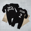 Load image into Gallery viewer, Two Spooky Halloween Themed Long-Sleeved 2nd Birthday Romper