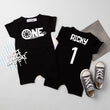 Load image into Gallery viewer, "ONE Tire Tracks" Racecar Themed 1st Birthday Slim Fit Shorts