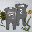Load image into Gallery viewer, "O'fishally Two" Slim Fit 2nd Birthday Romper