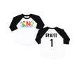 Load image into Gallery viewer, One Beach Ball Personalized Raglan
