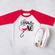 Load image into Gallery viewer, Ofishally One Personalized 1st Birthday Raglan