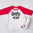 Load image into Gallery viewer, "Rookie of the Year" Birthday Raglan