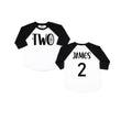 Load image into Gallery viewer, Two Spiderweb 2nd Birthday Raglan