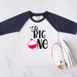 Load image into Gallery viewer, "The Big One" Bobber Personalized 1st Birthday Raglan
