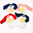 Load image into Gallery viewer, "First Trip Around the Sun" Personalized 1st Birthday Raglan