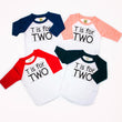 Load image into Gallery viewer, "T is for Two" Second Birthday Raglan