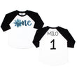 Load image into Gallery viewer, "One Snowflake" Personalized 1st Birthday Raglan